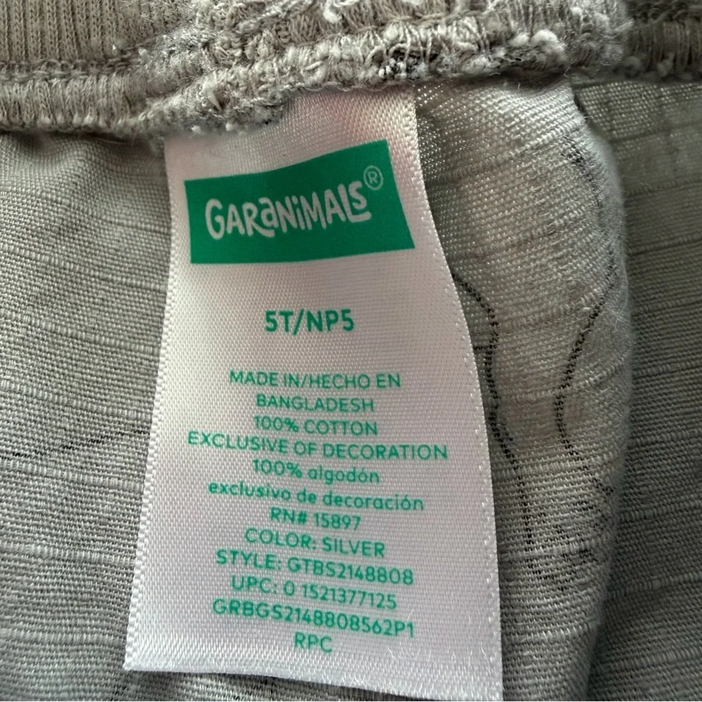 Garanimals Light Gray Dinosaur Joggers